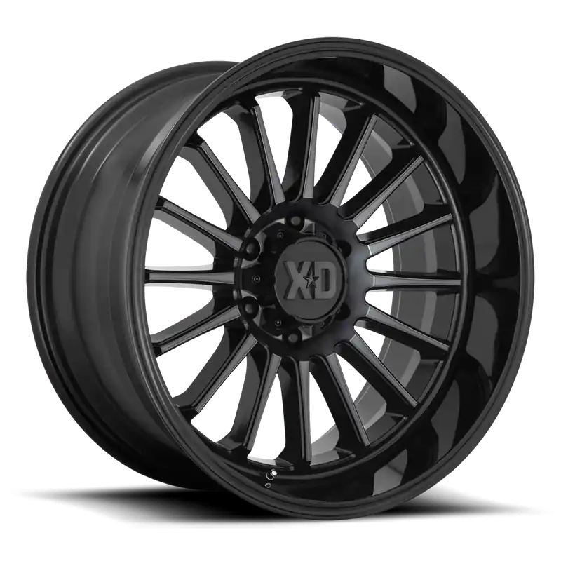 Genuine XD Series Whiplash XD857 GB-GT 20x10 -18 6x139.7mm 106.1mm Gloss Black Gray Tint