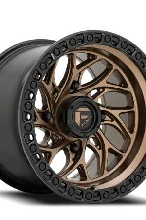 Get Yours Fuel Runner UTV D777 15x10 +0 4x137mm 110.1mm Bronze Black Ring