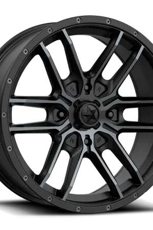 Price Cut MSA Fang M43 18x7 +10 4x137mm 112mm Satin Black Titanium Tint