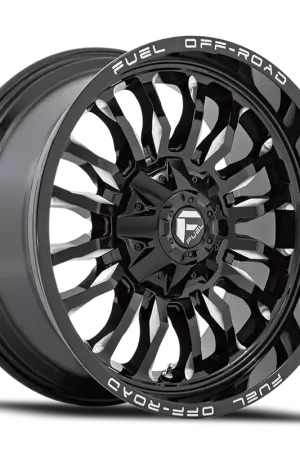 Fuel Arc D795 22x12 -44 5x114.3/5x127mm 78.1mm Gloss Black Milled Exclusive