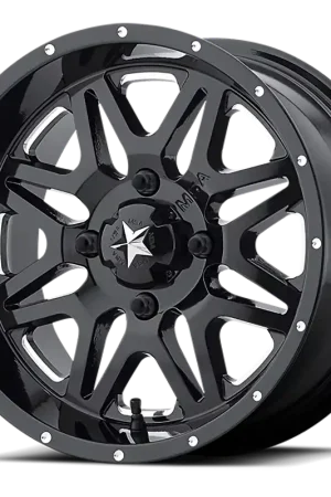 Markdown MSA Vibe M26 GB-M 14x7 +0 4x110mm 86mm Gloss Black Milled