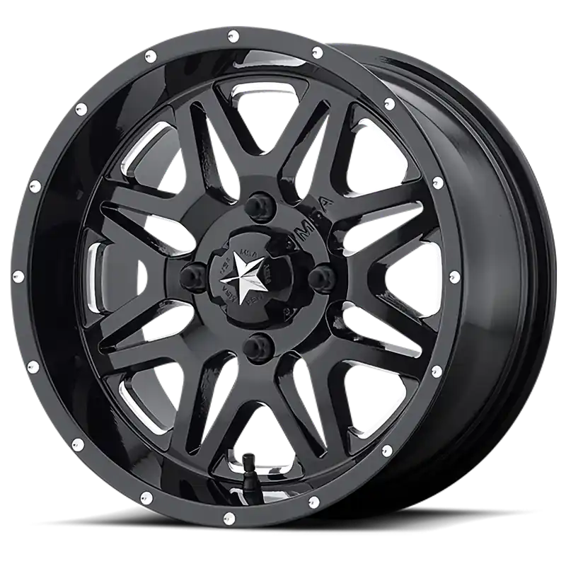 Markdown MSA Vibe M26 GB-M 14x7 +0 4x110mm 86mm Gloss Black Milled
