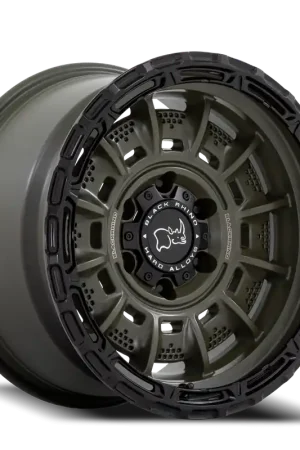 Black Rhino Legion GR 20x10 -18 5x127mm 71.5mm Olive Drab Green Black Lip Modern