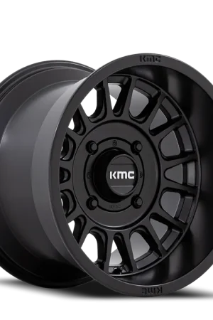 Brand New KMC Impact UTV KS138 SB 15x7 +10 4x156mm 115.1mm Satin Black