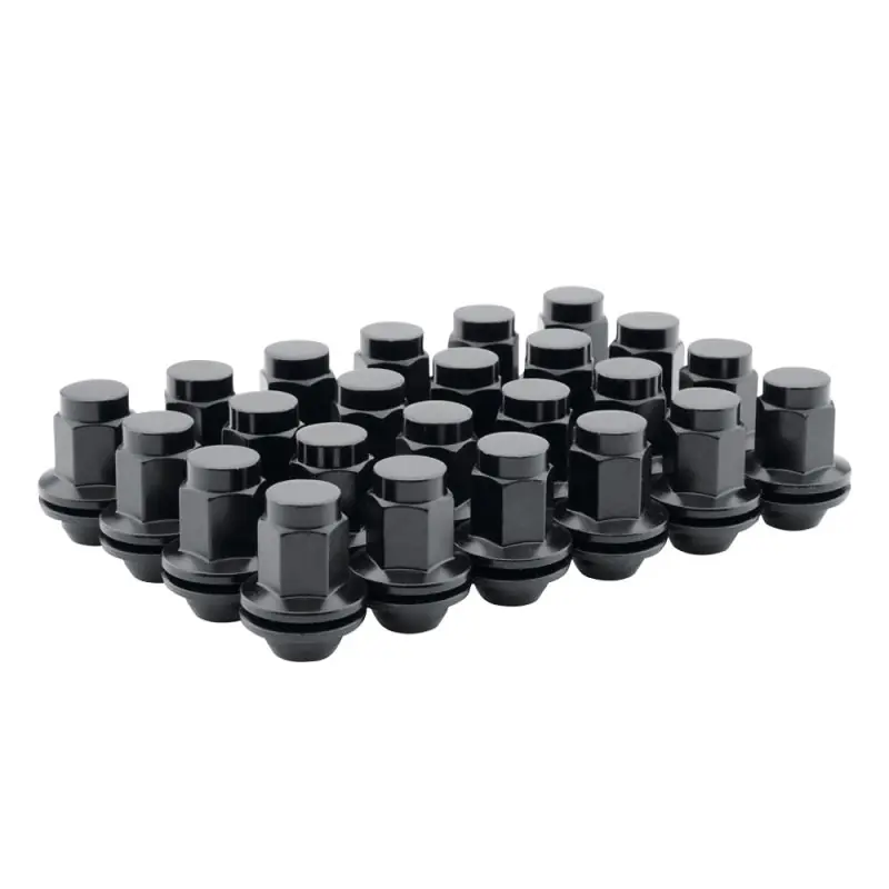 Handmade Method Lug Nut Kit - 14x1.5 - Mag Shank - Black - Dually (Sprinter) - Set of 24