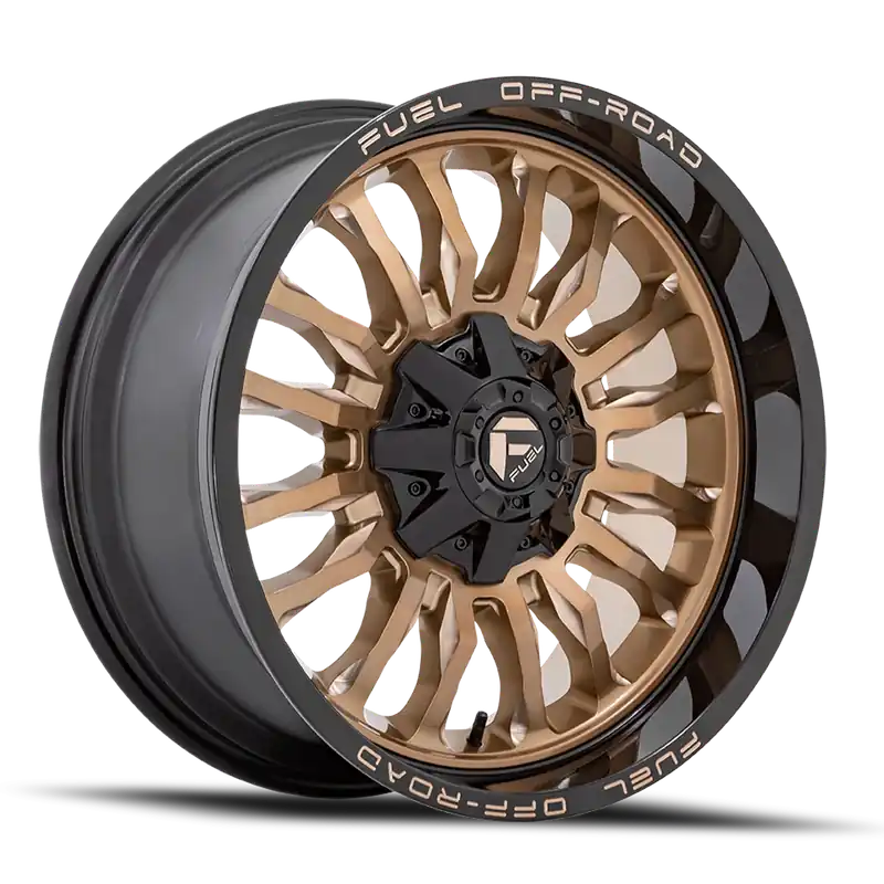 In Demand Fuel Arc D797 20x9 +1 5x127/5x139.7mm 87.1mm Platinum Bronze Black Lip