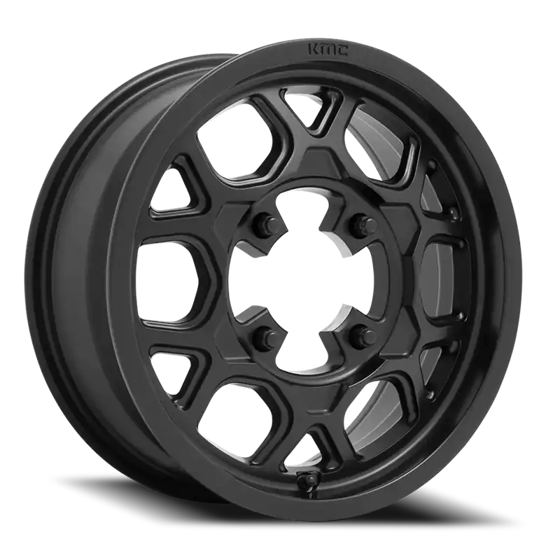 Place Order KMC Mesa Lite UTV KS133 15x6 +38 4x156mm 115.1mm Satin Black