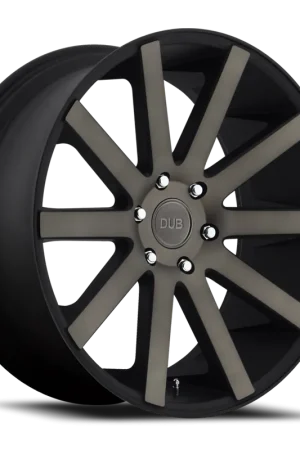 DUB Shot Calla S121 22x10.5 +35 5x127mm 71.5mm Matte Black Double Dark Tint Order Now
