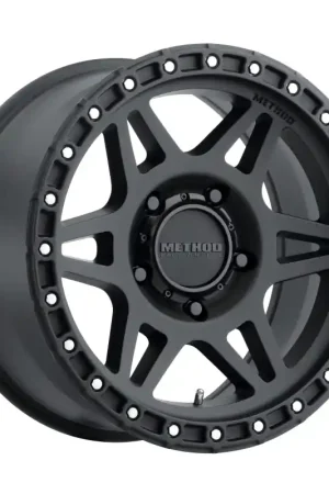 Method MR312 17x8.5 0mm Offset 5x5 71.5mm CB Matte Black Wheel Seasonal Sale