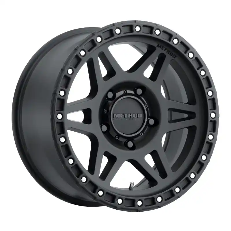 Method MR312 17x8.5 0mm Offset 5x5 71.5mm CB Matte Black Wheel Seasonal Sale