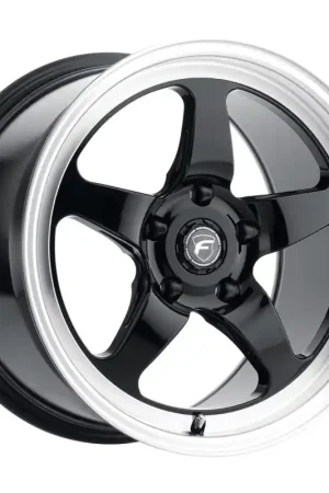 One Day Deal Forgestar D5 Drag 17x10 / 5x115 BP / ET30 / 6.6in BS Gloss Black Wheel