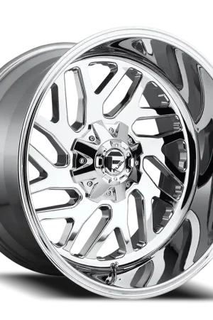 Fuel Triton D609 22x10 -19 6x135/6x139.7mm 106.1mm Chrome Chrome Plated Free Shipping