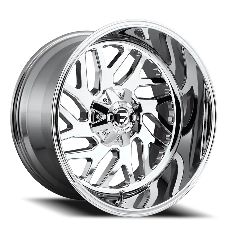 Fuel Triton D609 22x10 -19 6x135/6x139.7mm 106.1mm Chrome Chrome Plated Free Shipping