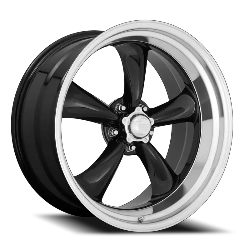 Modern American Racing Torq Thrust II VN315 22x11 +18 5x127mm 83.06mm Gloss Black Machined Lip