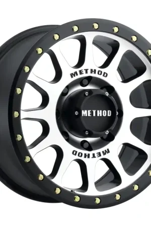 Method MR305 NV 17x8.5 0mm Offset 8x6.5 130.81mm CB Machined/Black Street Loc Wheel Top Pick