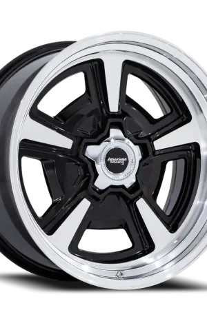 Final Sale American Racing Marauder BD 22x9 +6 5x120.65mm 72.56mm Gloss Black Machined-Diamond Cut Lip
