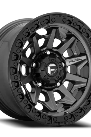 Grab Now Fuel Covert D716 18x9 +20 5x150mm 110.2mm Matte Gunmetal Black Bead Ring