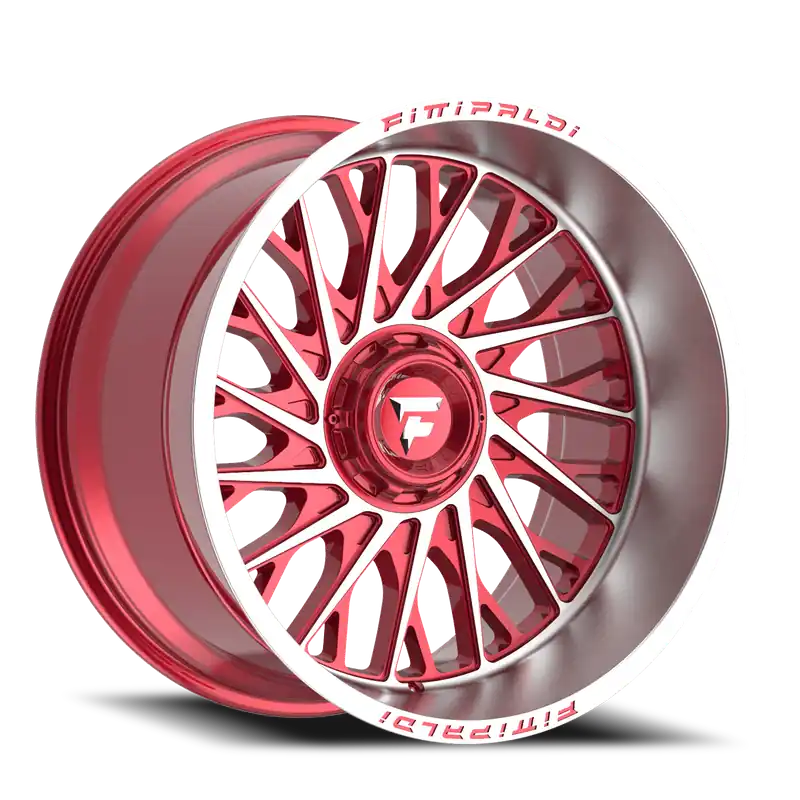 Fittipaldi Offroad Alpha Series FA08 MR 22x12 -44 5x139.7/5x150mm 110.2mm Gloss Red Machined Luxury