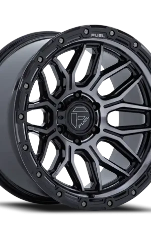 Premium Fuel Surge FC881 BT 20x10 -18 6x139.7mm 106.1mm Gloss Black Machined Gray Tint