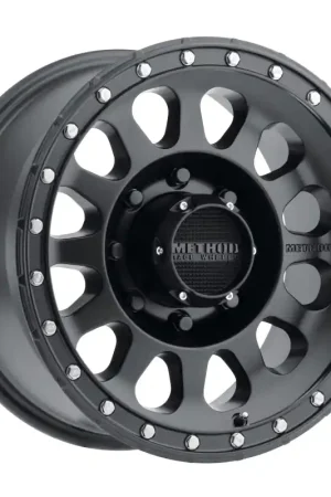 Don’t Miss Out Method MR315 17x9 -12mm Offset 8x6.5 130.81mm CB Matte Black Wheel