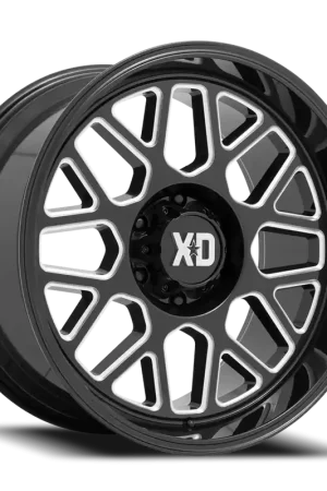 XD Series Grenade 2 XD849 GB-M 20x10 -18 5x127mm 71.5mm Gloss Black Milled Trending