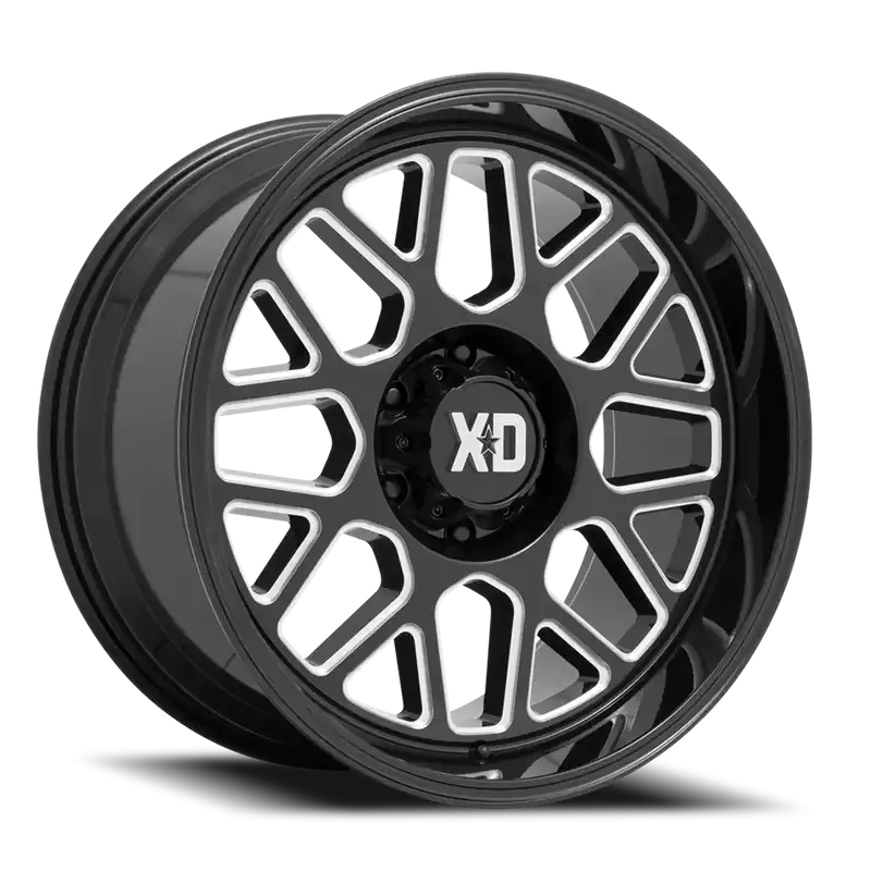 XD Series Grenade 2 XD849 GB-M 20x10 -18 5x127mm 71.5mm Gloss Black Milled Trending