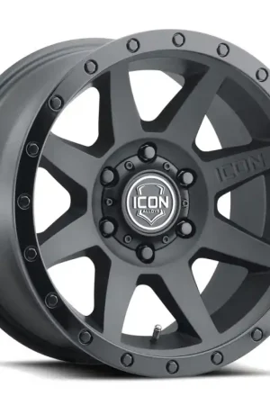 ICON Rebound 17x8.5 6x5.5 0mm Offset 4.75in BS 106.1mm Bore Double Black Wheel Limited Edition