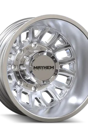 Viral Mayhem Cogent Dually (8107D) Polished 17x6.5 8x165.1 x142mm 121.3mm