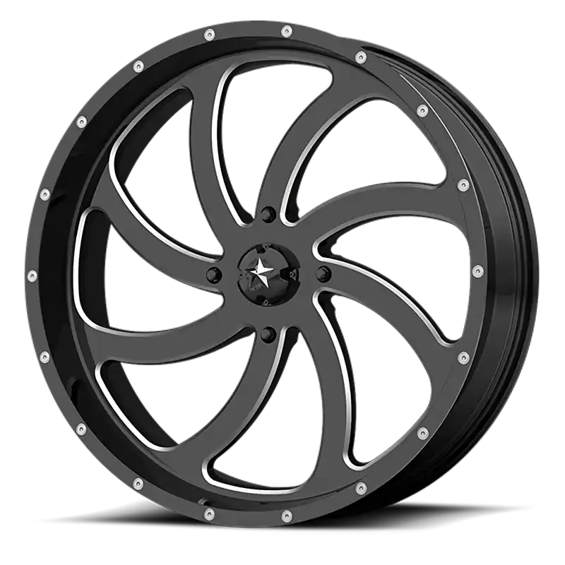 Flash Sale MSA Switch M36 GB-M 22x7 +0 4x137mm 112mm Gloss Black Milled