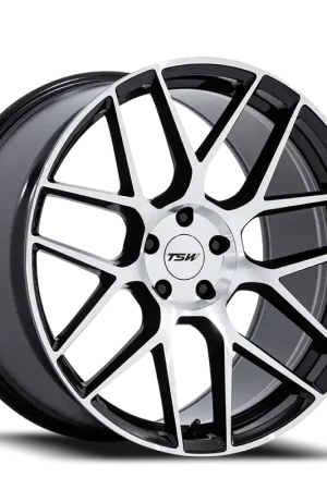 TSW Lasarthe GBM 20x10.5 +38 5x120mm 74.1mm Gloss Black Machined Handmade