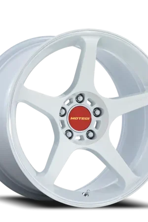 Editor’s Pick Motegi MR159 Battle V WD 18x10.5 +25 5x114.3mm 72.56mm Matsuri White Pearl Machined Lip Stripe