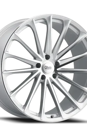 Popular Ohm Proton SL 20x9 +30 5x120mm 64.1mm Silver Mirror Face