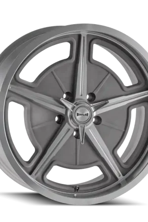 Ridler 605 Matte AsxCast Machined 18x9.5 5x120.65 0mm 83.82mm Flash Sale