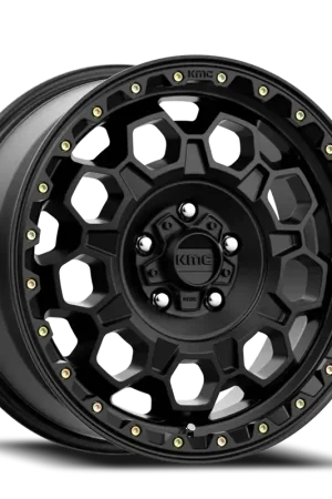 KMC Trek KM545 SB 17x9 +0 5x127mm 71.5mm Satin Black Brand New