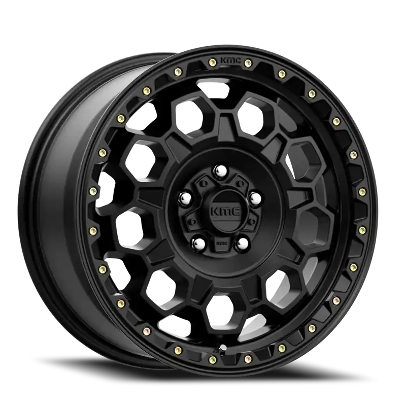 KMC Trek KM545 SB 17x9 +0 5x127mm 71.5mm Satin Black Brand New