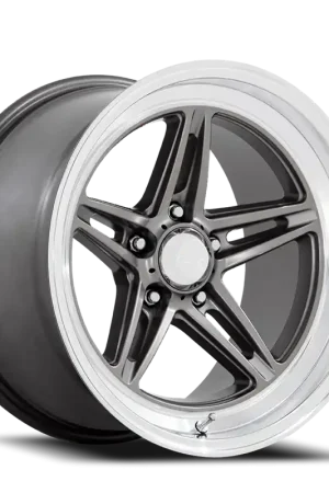 American Racing Groove VN514 GY 18x10 +0 5x120.65mm 72.56mm Anthracite Diamond Cut Lip Original
