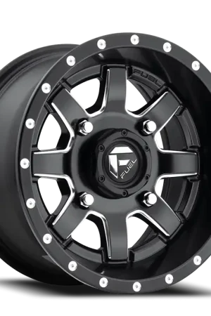 Fuel Maverick UTV D538 14x7 +38 4x156mm 132mm Matte Black Milled Cheap