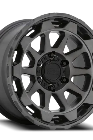 Grab Now Black Rhino Rotor GY 20x9 +12 5x150mm 110.1mm Matte Gunmetal Brushed Tinted Face