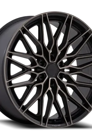Direct From Manufacturer Niche Calabria 6 MT 22x9.5 +30 6x135mm 87.1mm Matte Black Machined Dark Tint