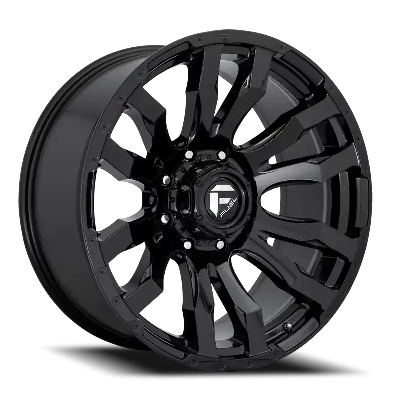 Brand New Fuel Blitz D675 22x10 -18 8x180mm 125.1mm Gloss Black