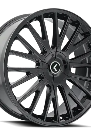 Kraze Double Down KR185 Gloss Black 22x8.5 5x100/5x114.3 38mm 73mm Latest