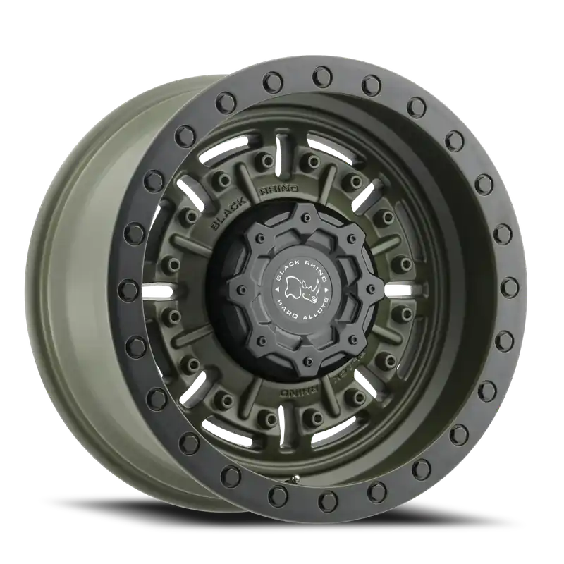 Black Rhino Abrams ODG 20x9.5 -18 5x127mm 71.6mm Olive Drab Green Wholesale