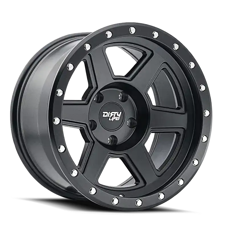 Dirty Life Compound 9315 Matte Black 17x9 5x127 x38mm 78.1mm Original