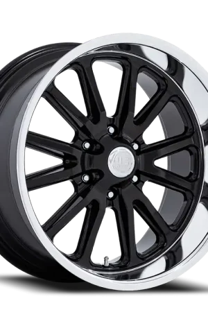 High Quality US Mags Rambler 6 UC145 BD 20x9.5 +1 6x139.7mm 106.1mm Gloss Black Diamond Cut Lip