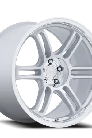 Crafted Rotiform RPS RC209SD 18x10.5 +35 5x120mm 74.1mm Matte Silver Diamond Cut Lip