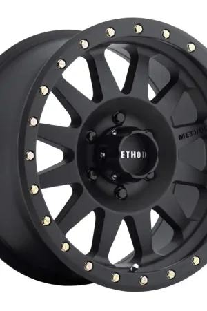 Markdown Method MR304 Double Standard 18x9 -12mm Offset 6x5.5 108mm CB Matte Black Wheel