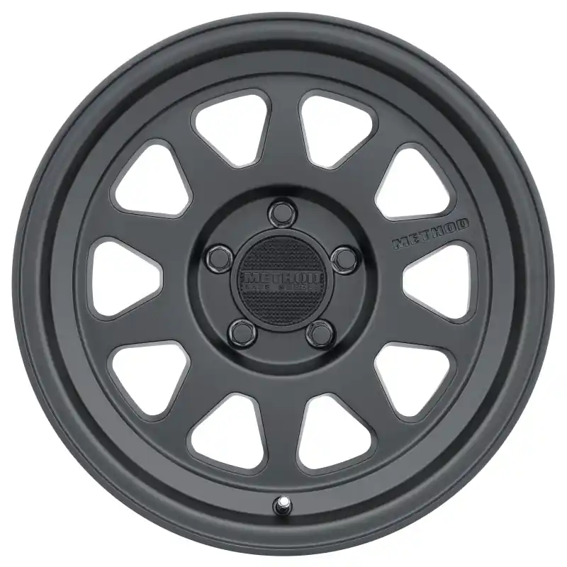 Free Delivery Method MR316 17x8.5 0mm Offset 5x150 110.5mm CB Matte Black Wheel