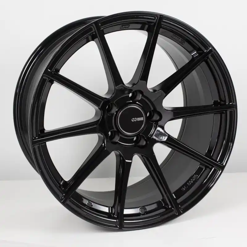 Top Pick Enkei TS-10 BK 18x8 +40 5x114.3mm 72.6mm Gloss Black