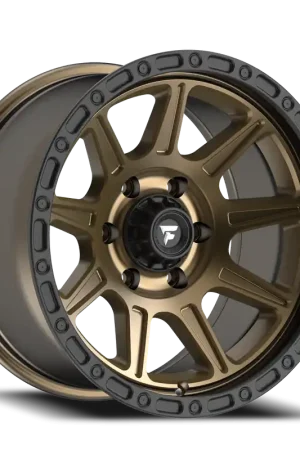 Fittipaldi Offroad Terra Series FT104ZB 20x9 +18 6x139.7mm 106.2mm Satin Bronze Satin Black Lip Hassle-Free Returns