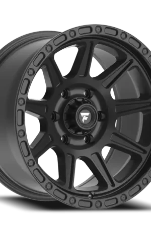Fittipaldi Offroad Terra Series FT104SB 17x9 -12 6x139.7mm 106.2mm Satin Black No Minimum Order